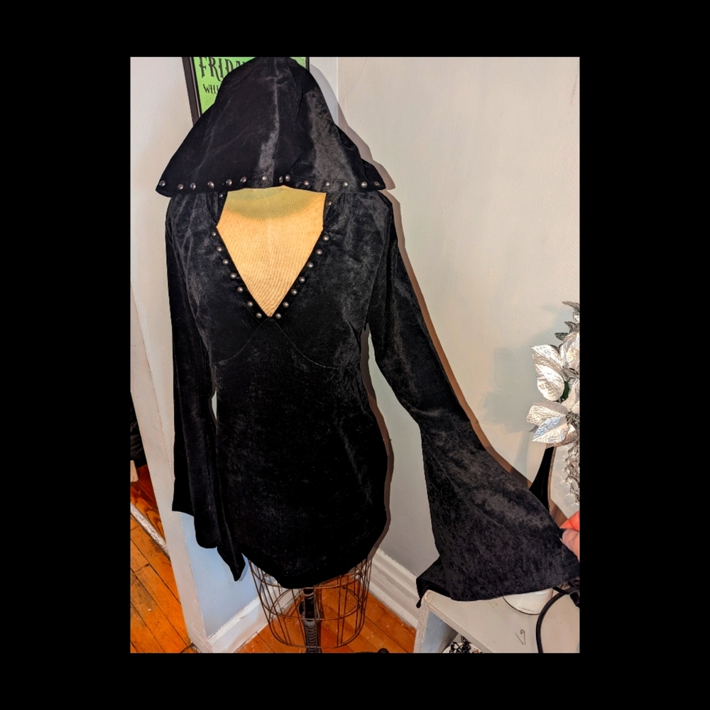 Killstar hooded dress/tunic GOTH METAL